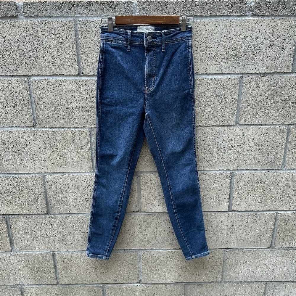 Everlane The Way High Skinny Jean Dark Blue Wash Women's Size 27 NWT - Picture 1 of 6